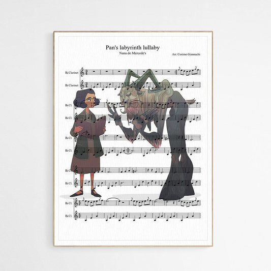 Pan's Labyrinth Lullaby Song Print - 98typesMusic