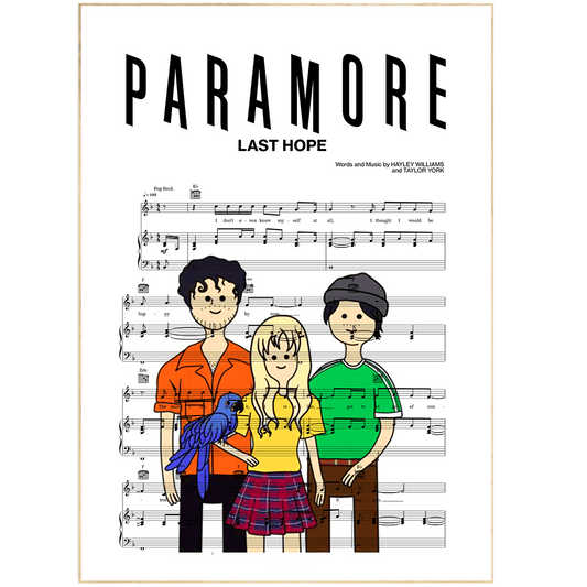 Paramore - LAST HOPE Poster - 98typesMusic
