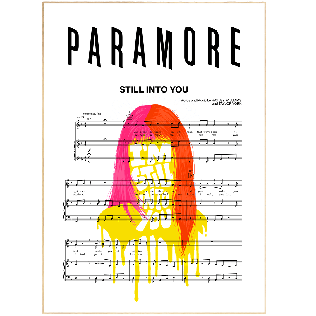 Paramore - STILL INTO YOU Poster - 98typesMusic