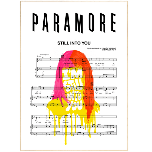 Paramore - STILL INTO YOU Poster - 98typesMusic