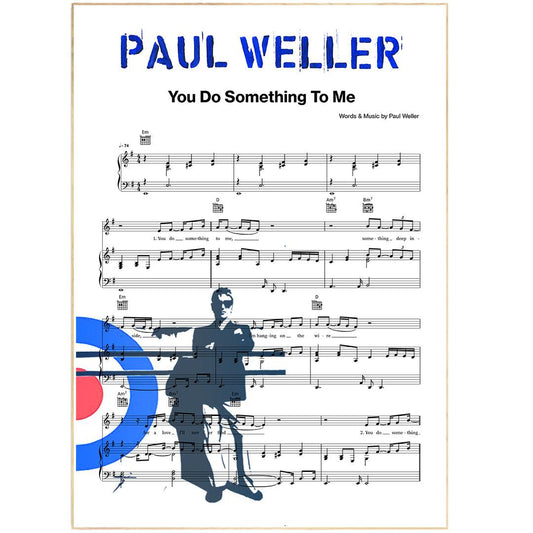 Paul Weller - You Do Something To Me Poster - 98typesMusic