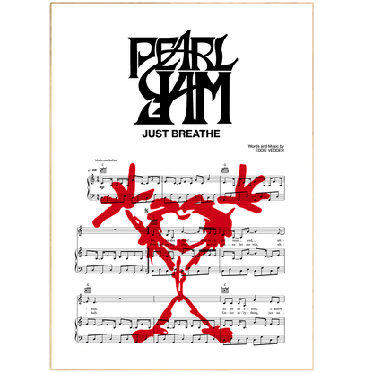 Pearl - Jam - Just Breathe Poster - 98typesMusic