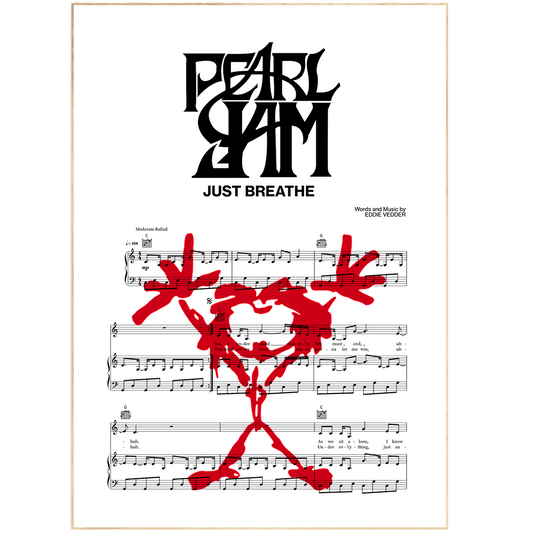 Pearl - Jam - Just Breathe Poster - 98typesMusic