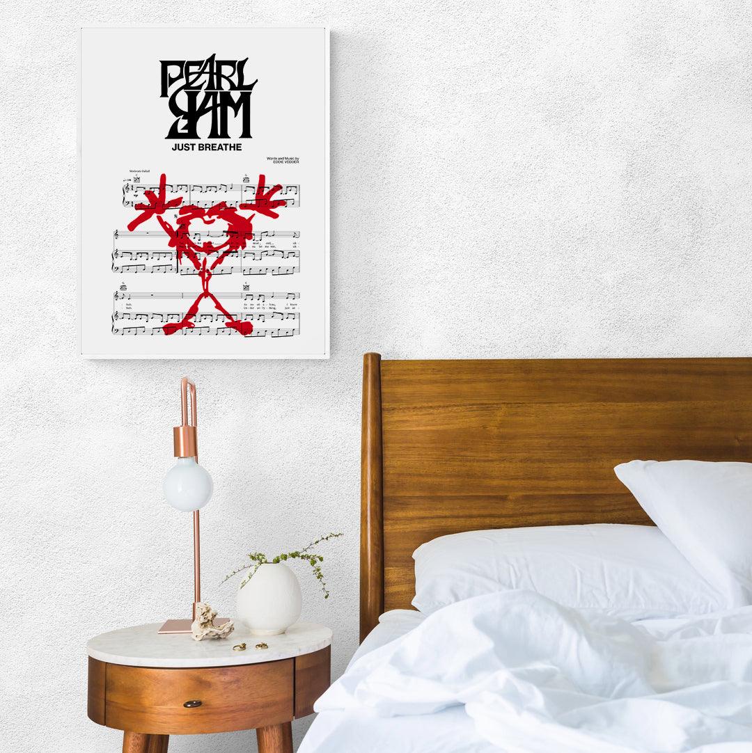 Pearl - Jam - Just Breathe Poster - 98typesMusic