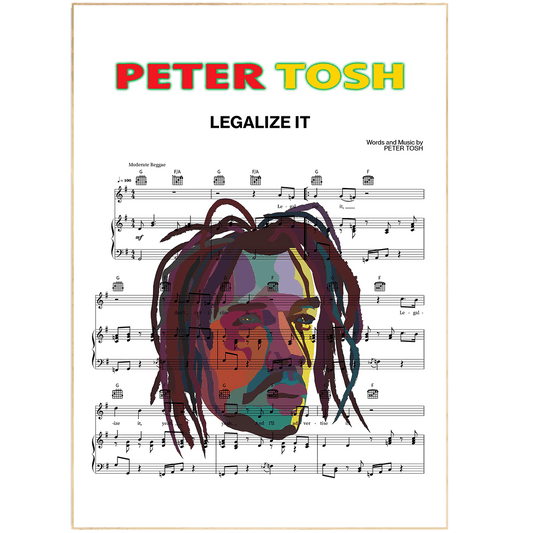 Peter Tosh - Legalize It Poster - 98typesMusic