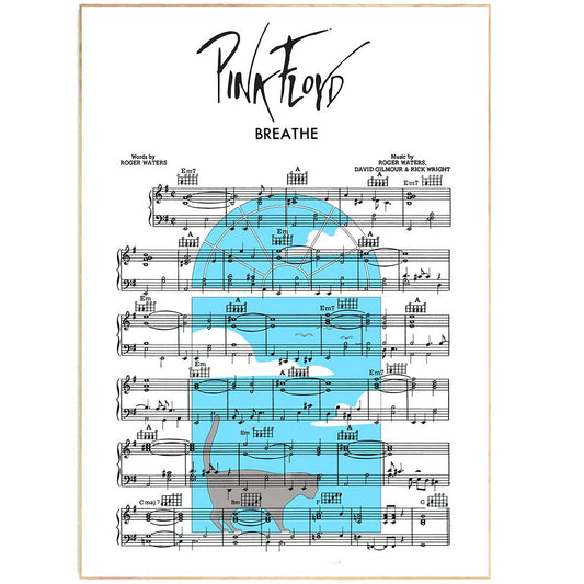 Pink Floyd - Breathe Poster - 98typesMusic