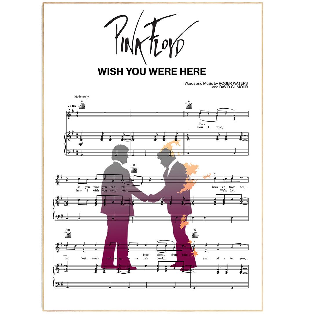 Pink Floyd - Wish You Were Here Poster - 98typesMusic