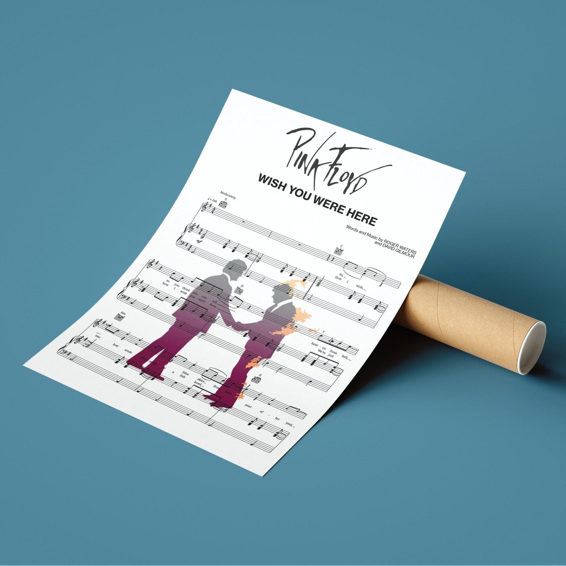 Pink Floyd - Wish You Were Here Poster - 98typesMusic