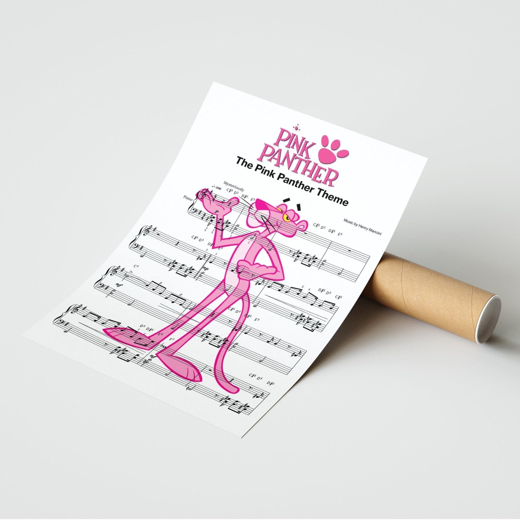 Pink Panther Theme Song Print - 98typesMusic