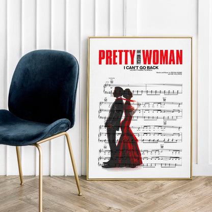 Pretty Woman - I CAN’T GO BACK Poster - 98typesMusic