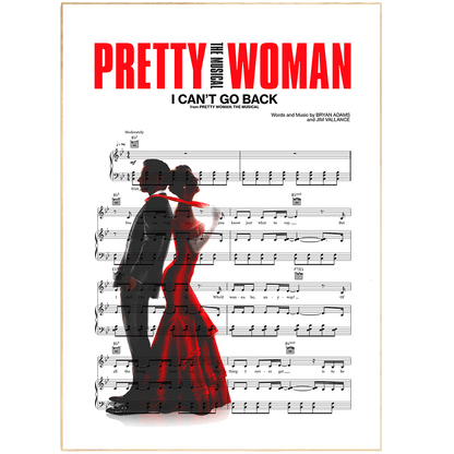 Pretty Woman - I CAN’T GO BACK Poster - 98typesMusic