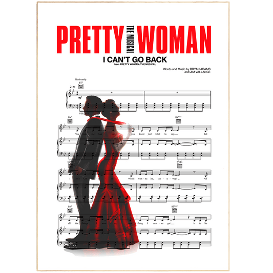 Pretty Woman - I CAN’T GO BACK Poster - 98typesMusic