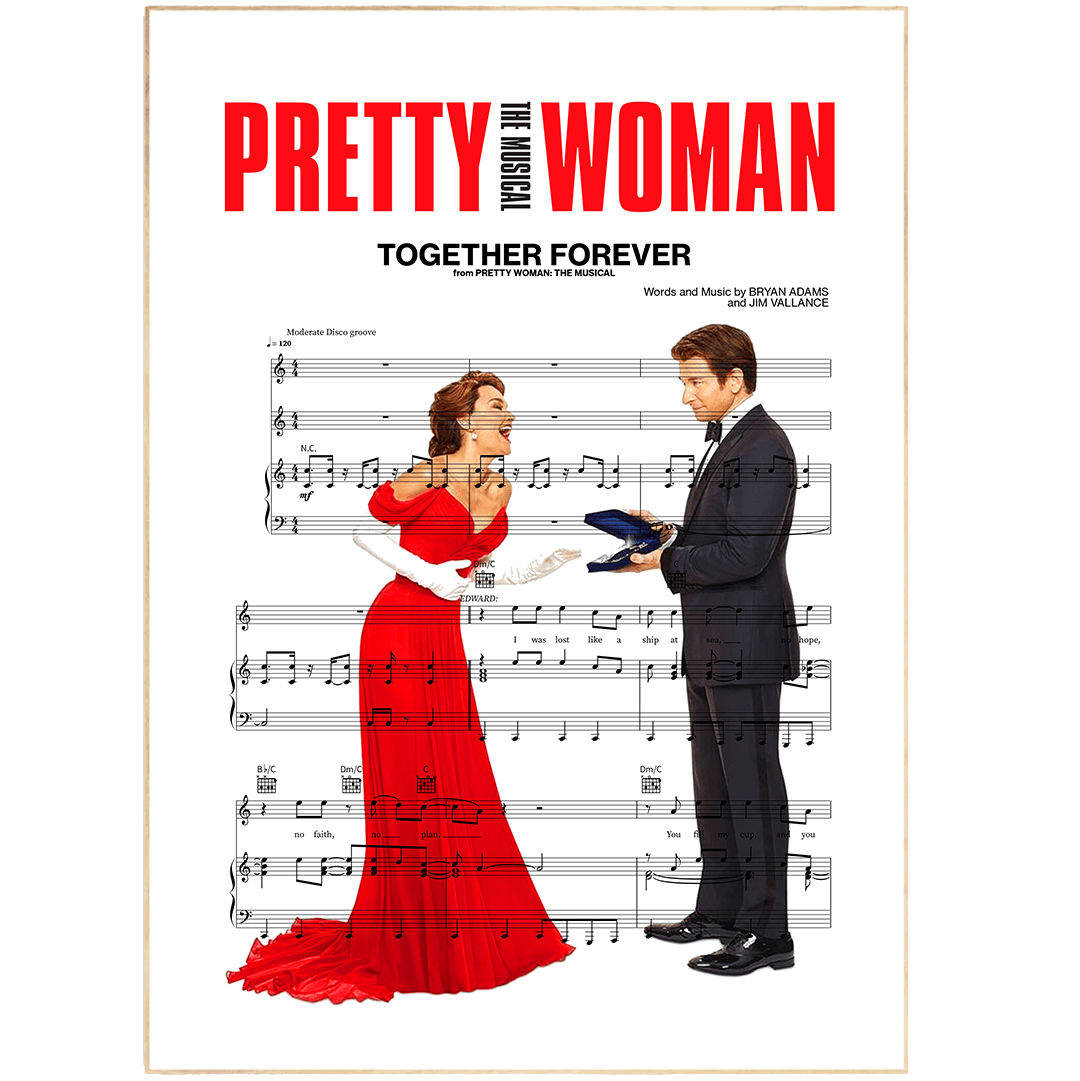Pretty Woman - TOGETHER FOREVER Poster - 98typesMusic