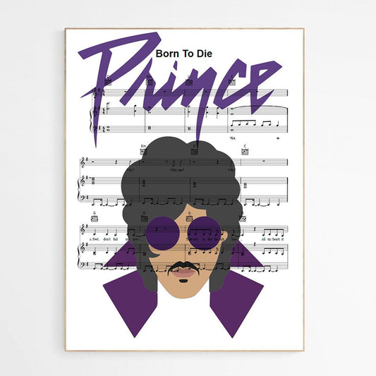 Prince - Born 2 Die Print - 98typesMusic
