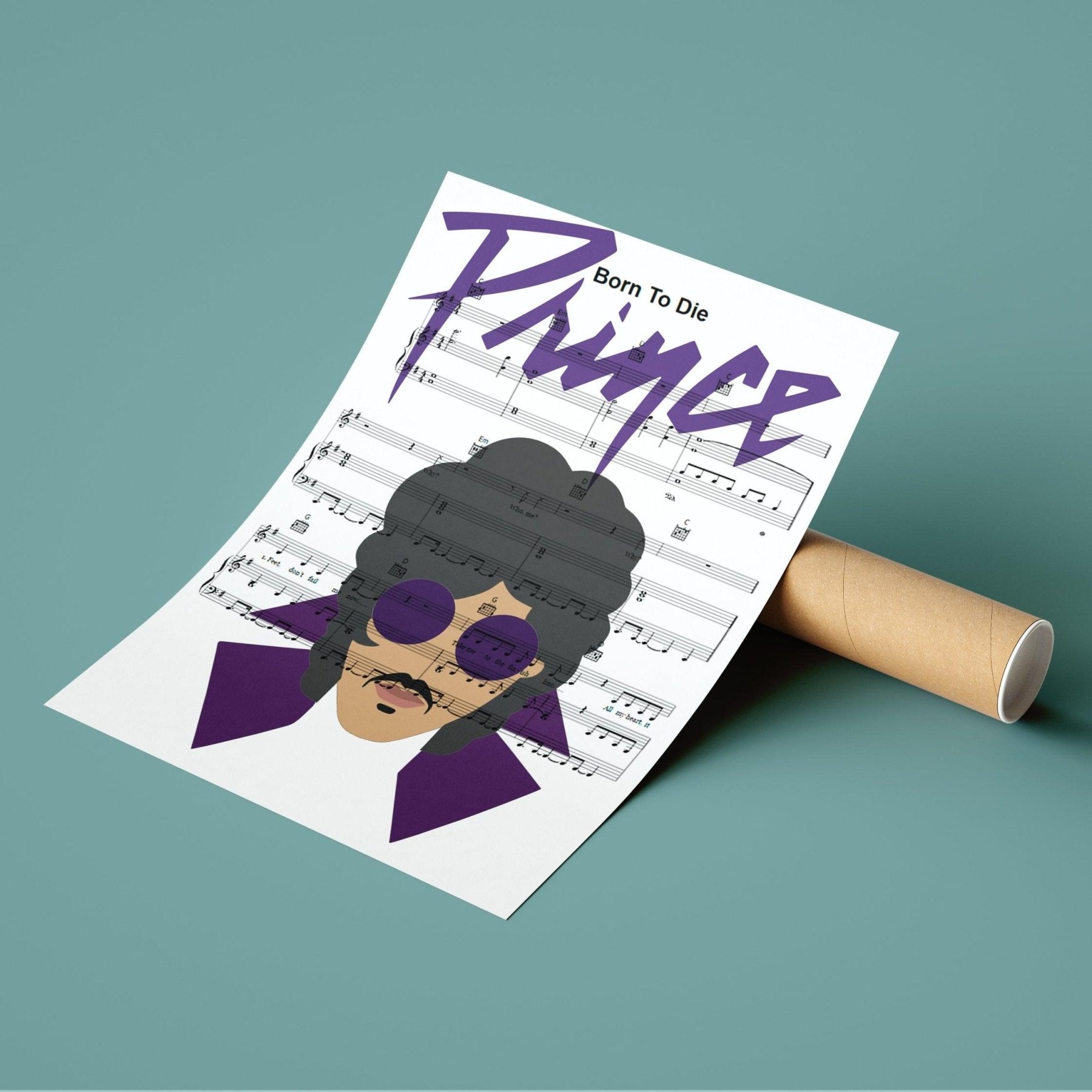 Prince - Born 2 Die Print - 98typesMusic