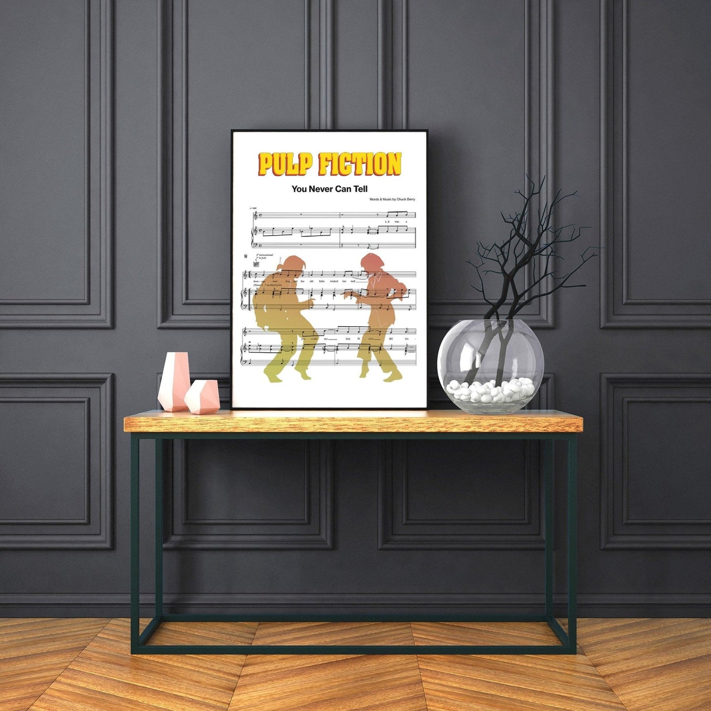 Pulp Fiction You Never Can Tell Poster - 98typesMusic