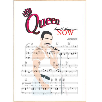 Queen - Don’t Stop Me Now Poster - 98typesMusic
