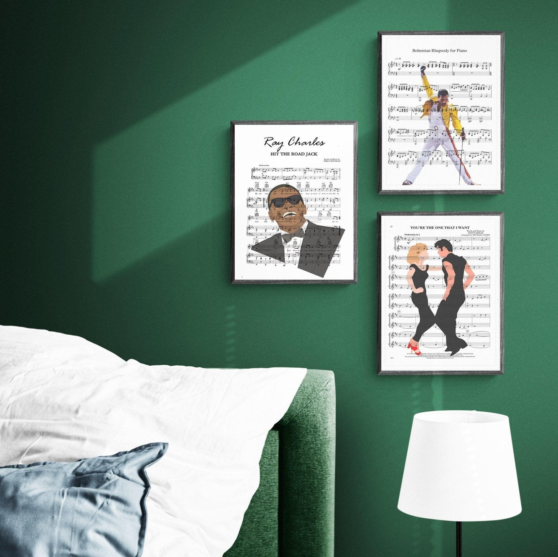 Ray Charles • Hit The Road Jack Song Lyric Print - 98typesMusic