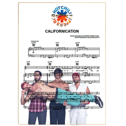 Red Hot Chili Peppers - Californication Poster - 98typesMusic