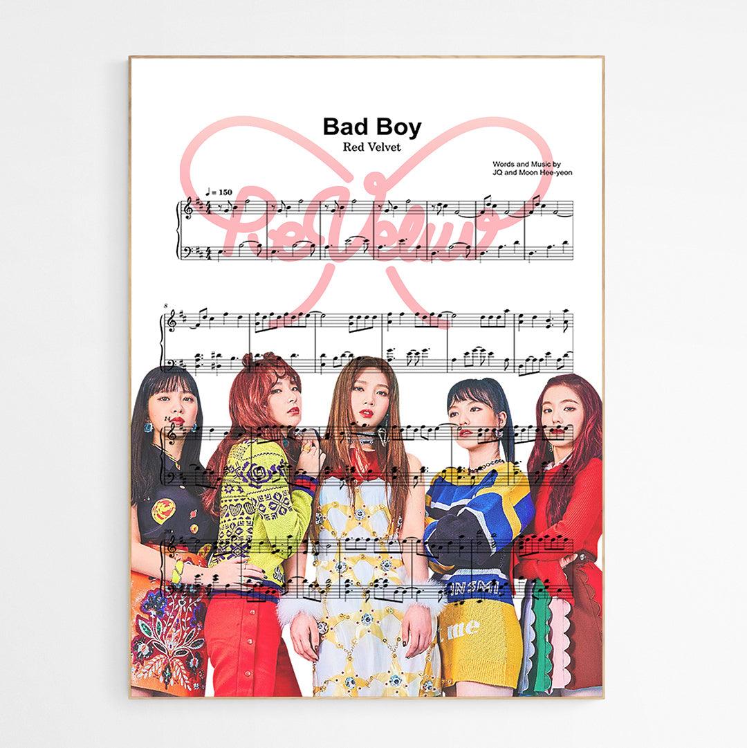 Red Velvet Bad Boy Print - 98typesMusic