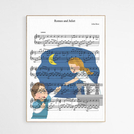 Romeo and Juliet Song Print - 98typesMusic