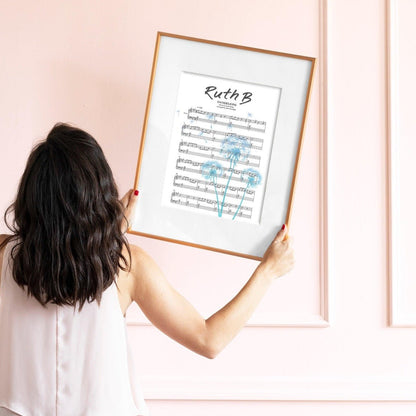 Ruth B - Dandelions Poster - 98typesMusic