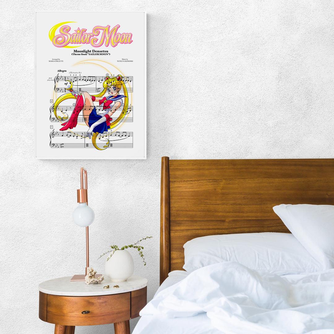 Sailor Moon - Main Theme Poster - 98typesMusic