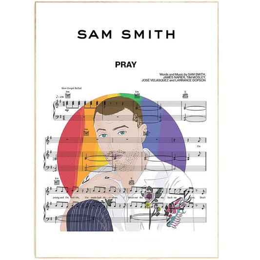 Sam smith - Pray Poster - 98typesMusic