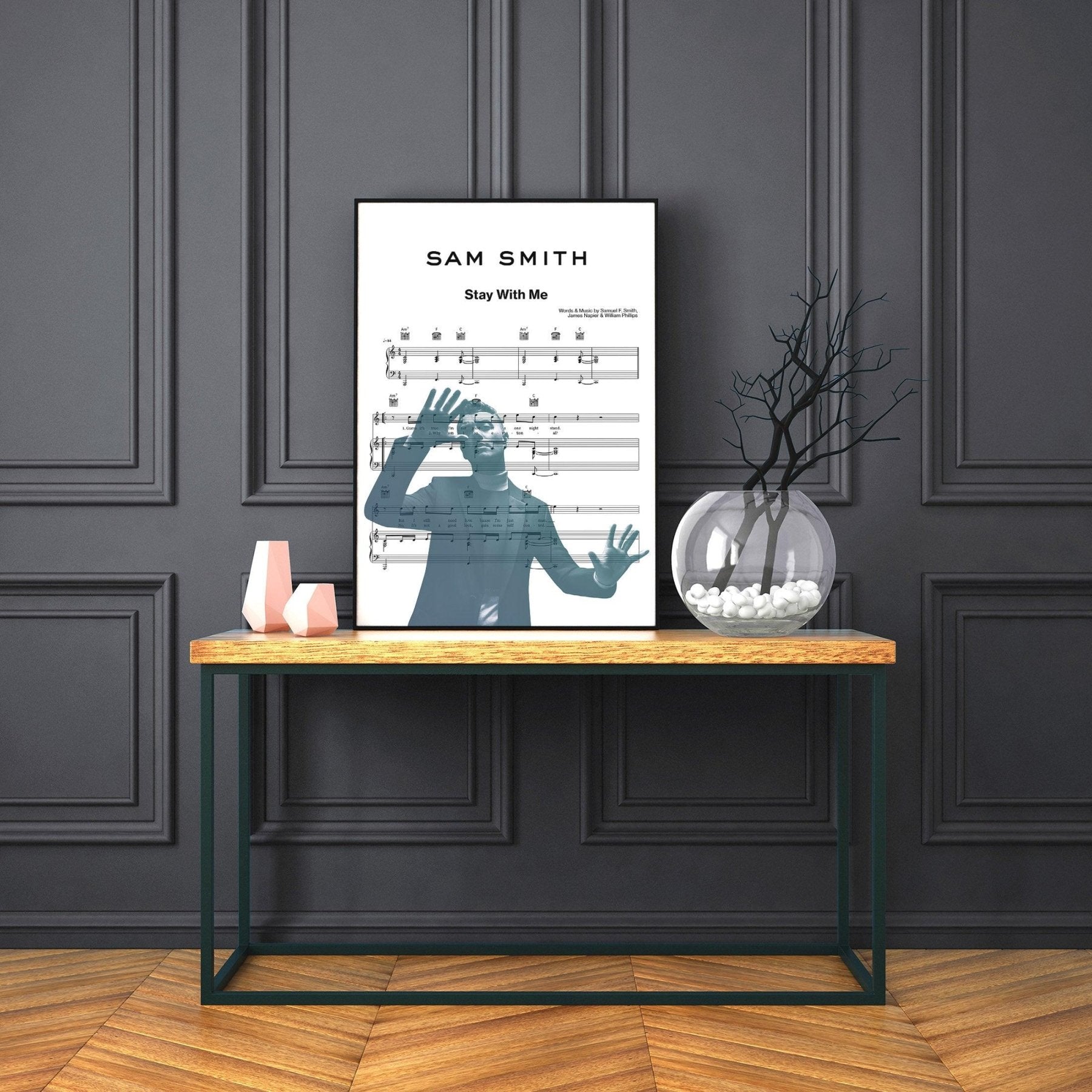Sam smith - Stay With Me Poster - 98typesMusic