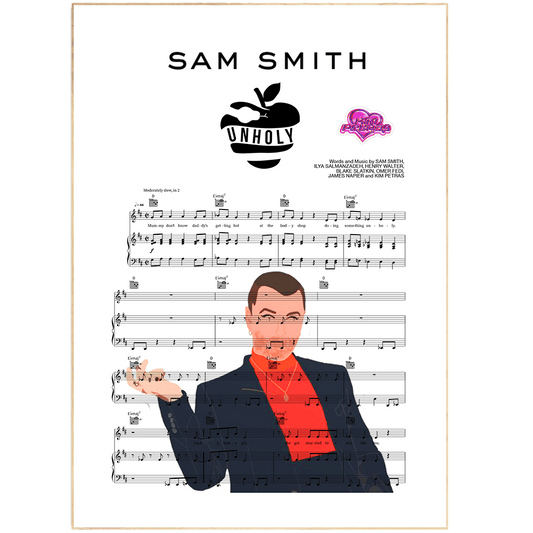 Sam Smith - Unholy Poster - 98typesMusic
