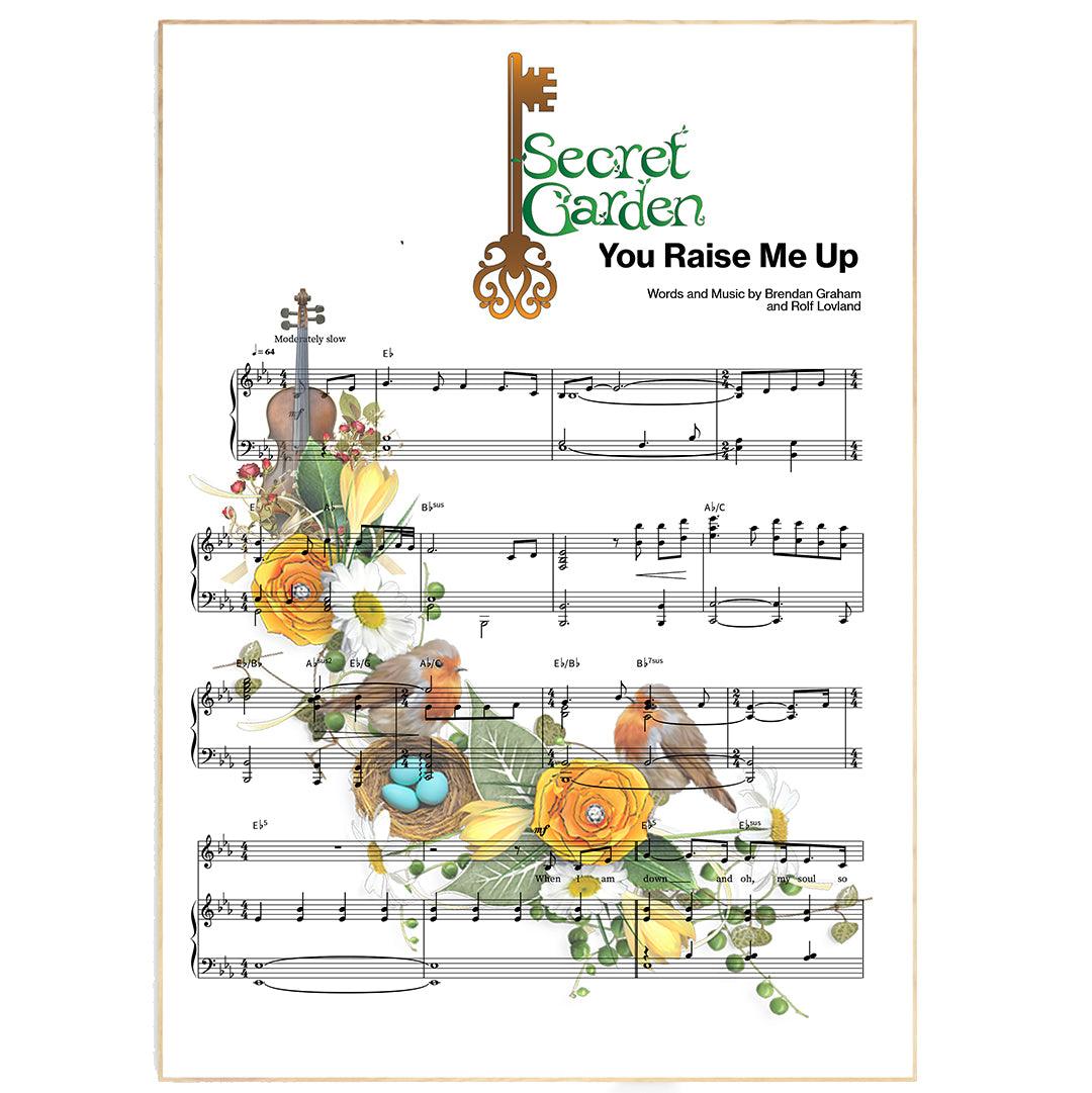 Secret Garden - You raise me up Poster - 98typesMusic