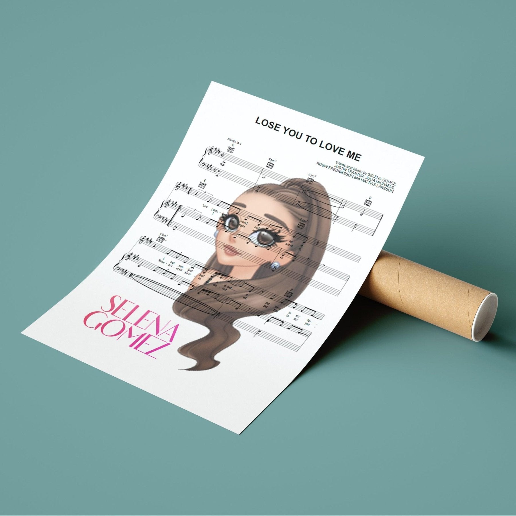 Selena Gomez - Lose You To Love Me Print - 98typesMusic