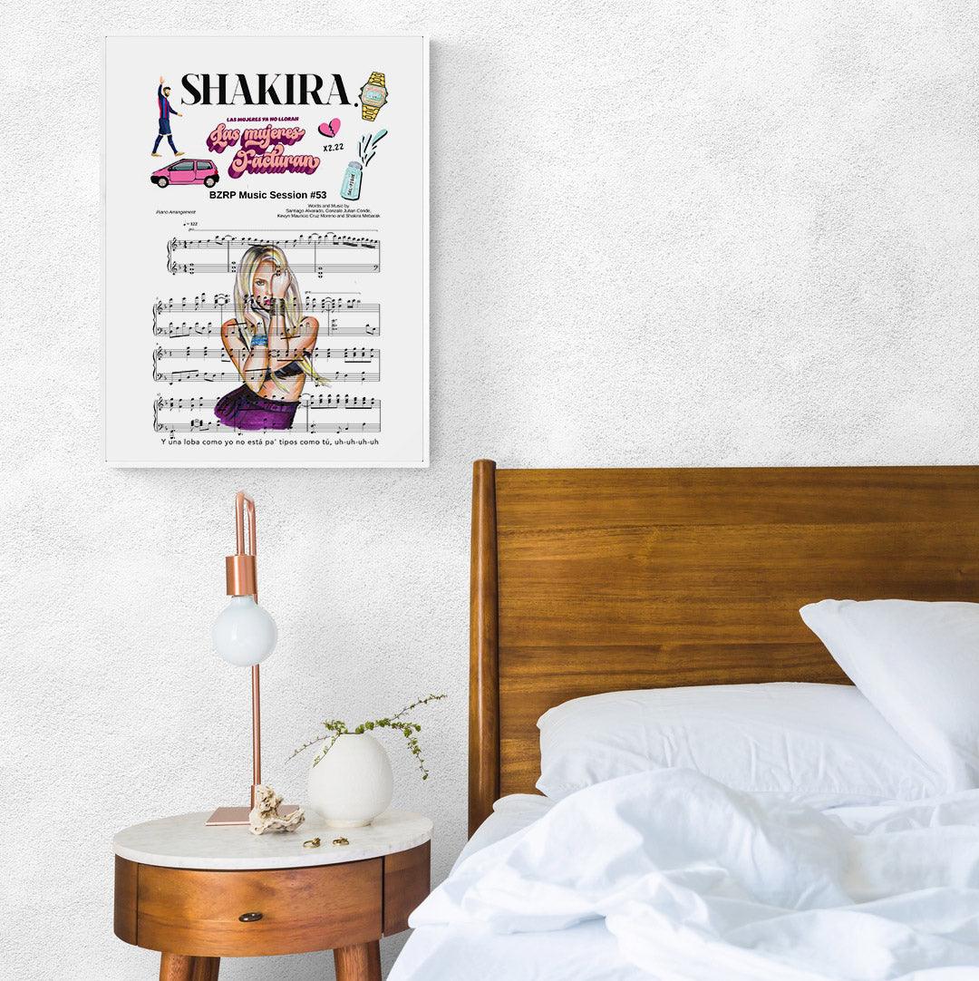 Shakira: Bzrp Music Sessions, Vol. 53 Poster - 98typesMusic