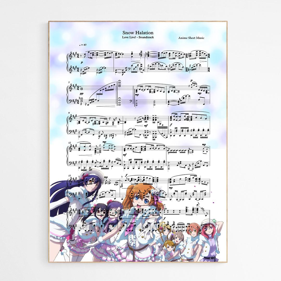 Snow halation - Love Live Print - 98typesMusic