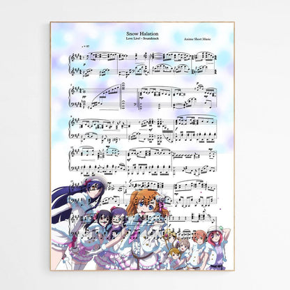 Snow halation - Love Live Print - 98typesMusic