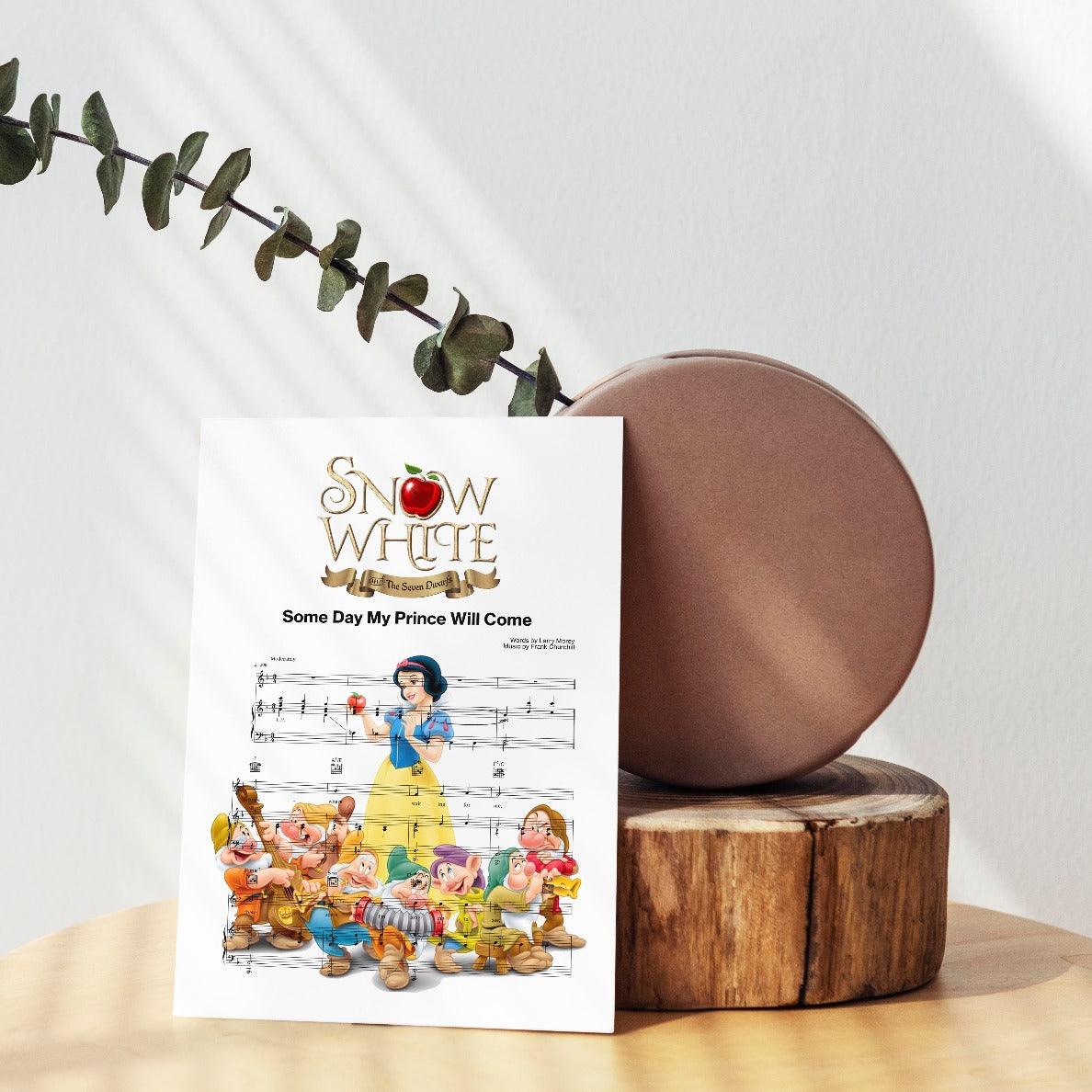 Snow White - Someday My Prince Will Come Print - 98typesMusic