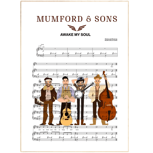 Soul Mumford & Sons - Awake My Soul Poster - 98typesMusic