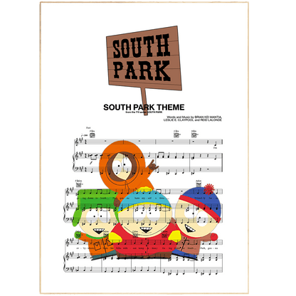 SOUTH PARK - MAIN THEME Poster - 98typesMusic