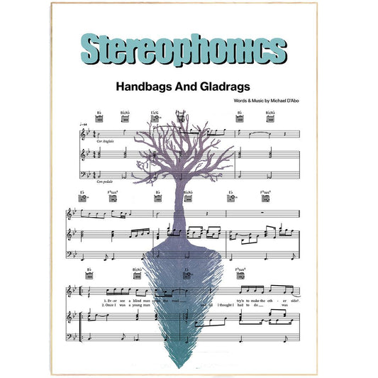 Stereophonics - Handbags And Gladrags Poster - 98typesMusic
