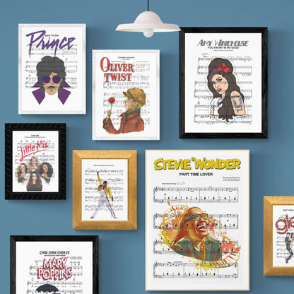 Stevie Wonder • Part Time Lover Print - 98typesMusic
