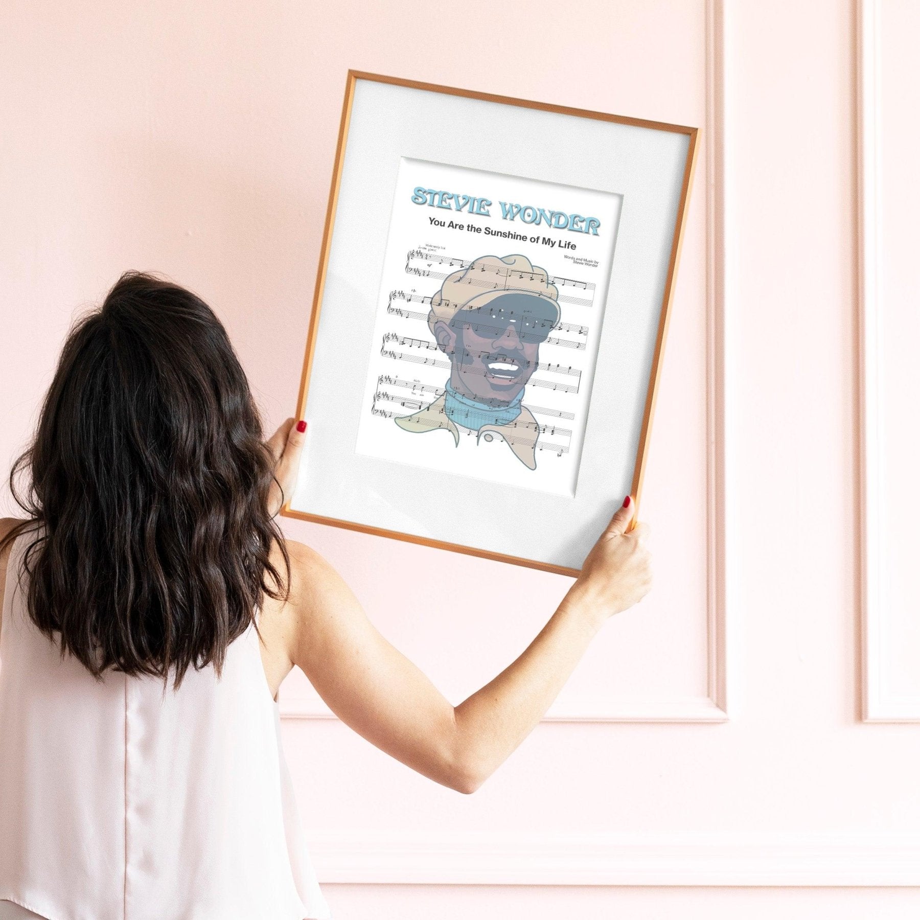 Stevie Wonder - You Are The Sunshine Of My Life Poster - 98typesMusic