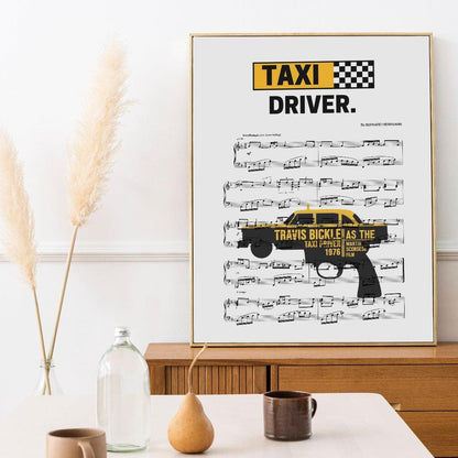 Taxi Driver Main Theme Poster - 98typesMusic