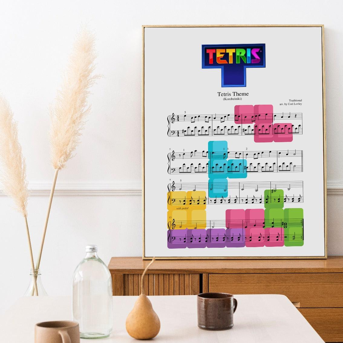 TETRIS - Main Theme Poster - 98typesMusic
