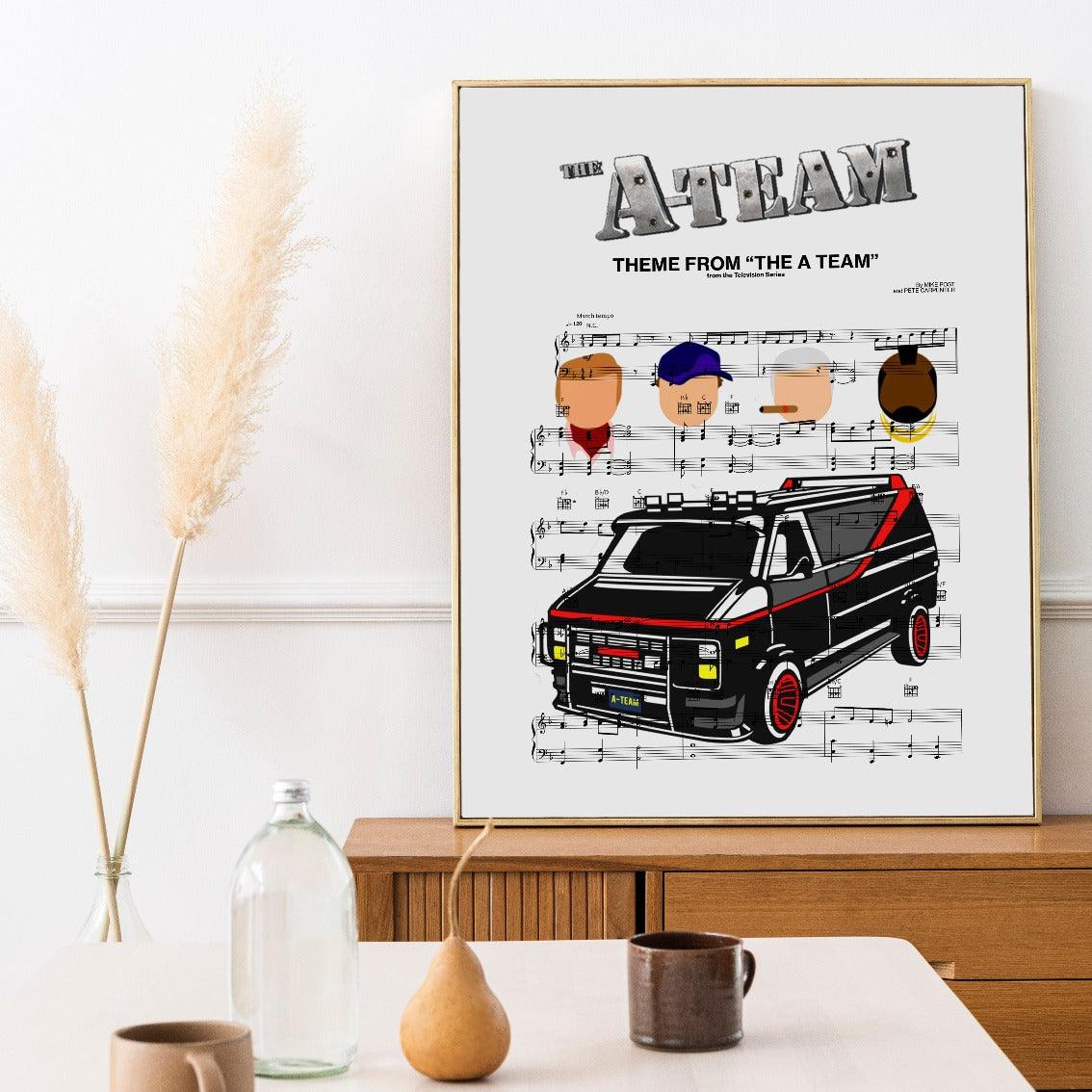 THE A TEAM Main Theme Poster - 98typesMusic