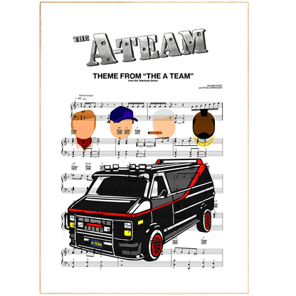 THE A TEAM Main Theme Poster - 98typesMusic