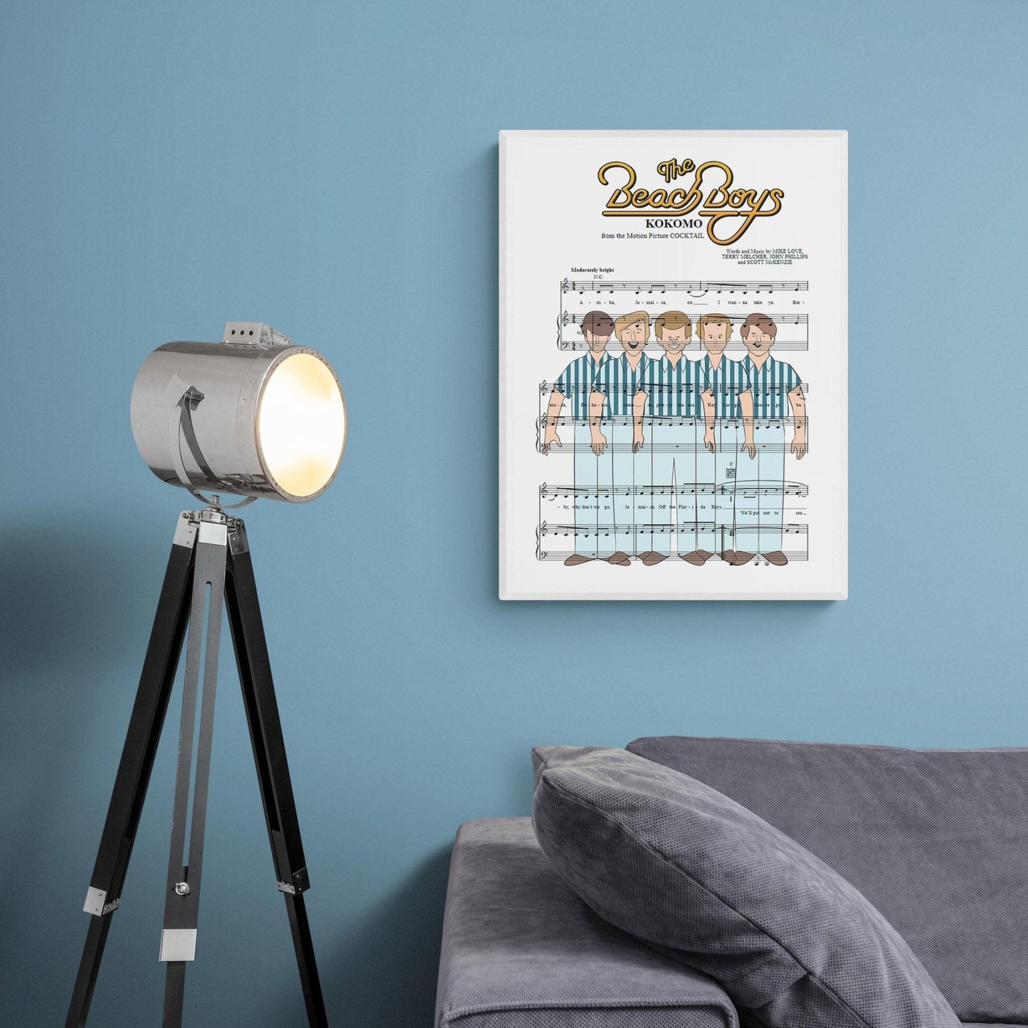 The Beach Boys • Kokomo Song Lyric Print - 98typesMusic