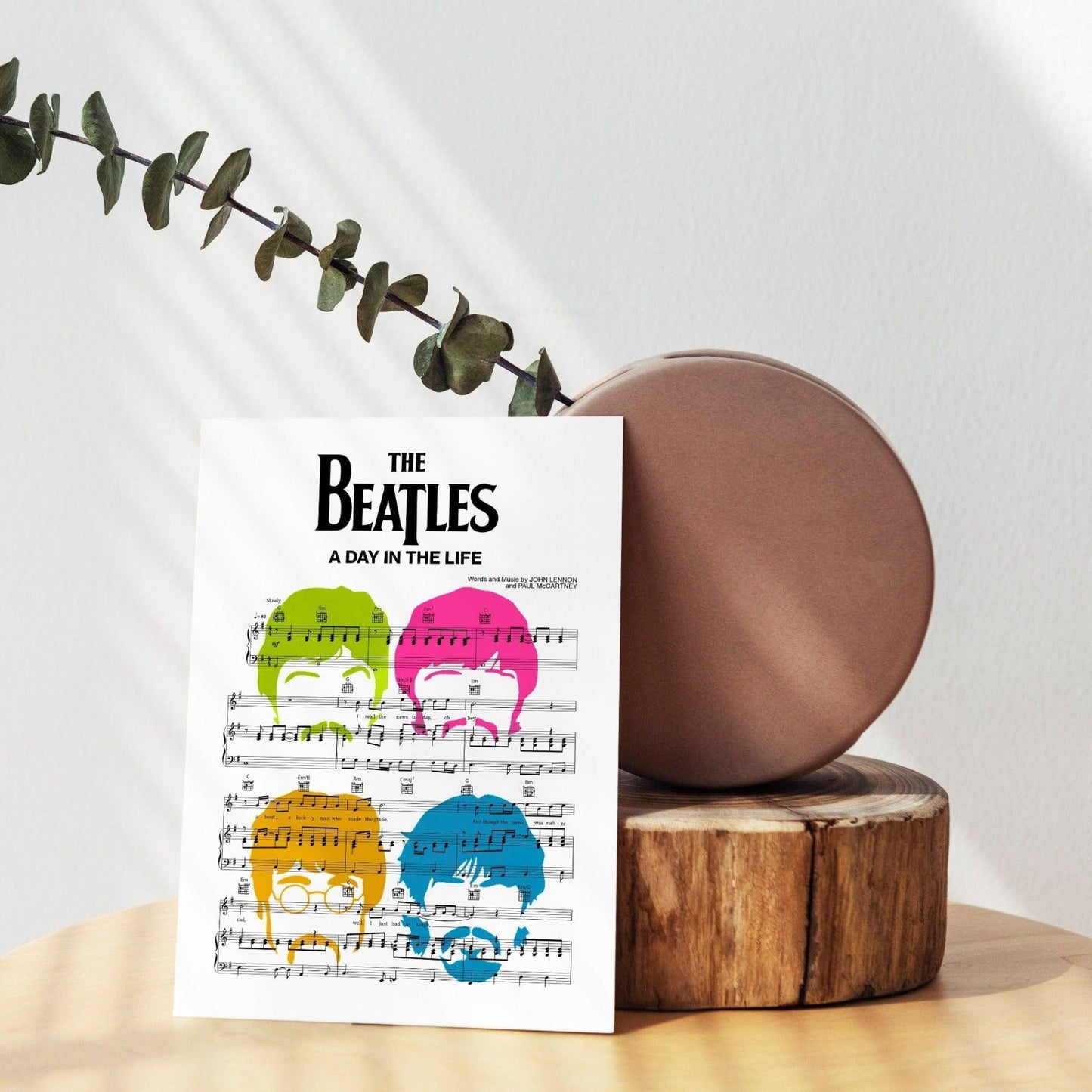 The Beatles • A Day In The Life Song Lyric Print - 98typesMusic