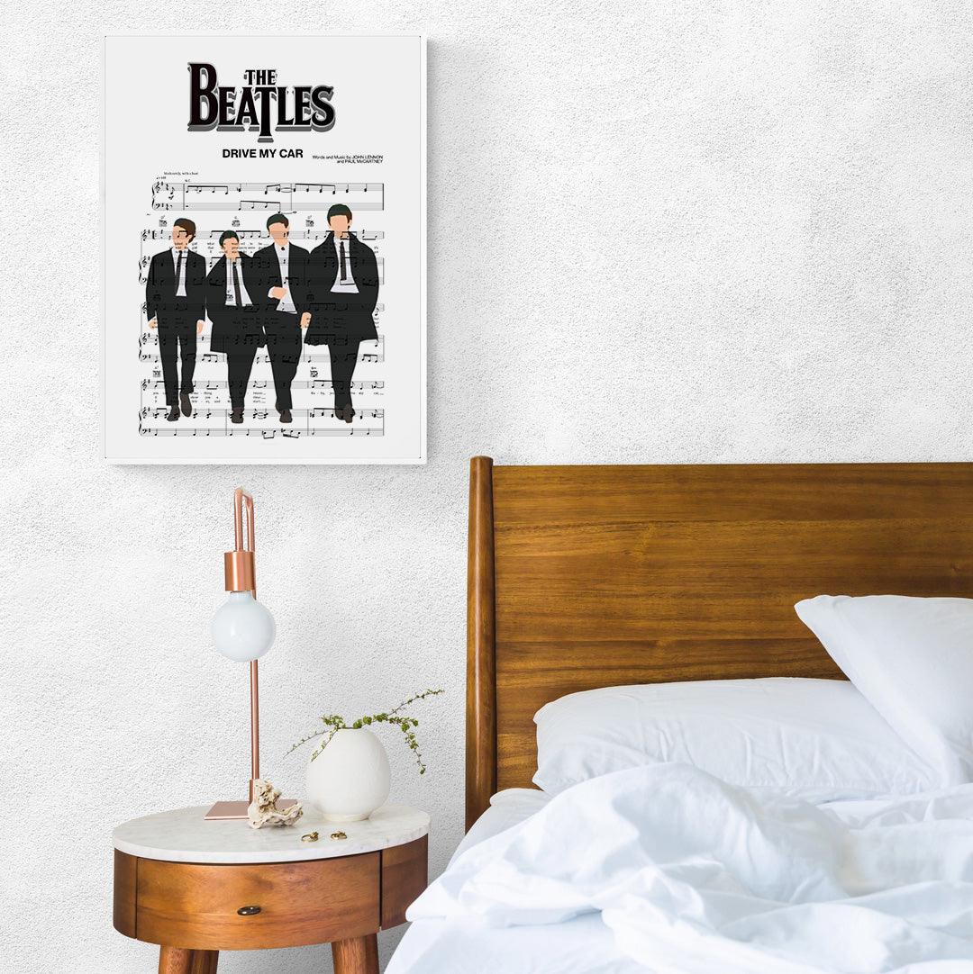 The Beatles - DRIVE MY CAR Poster - 98typesMusic