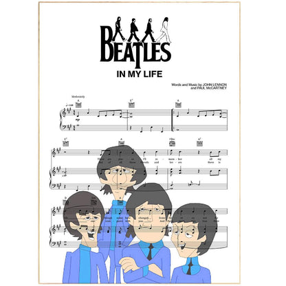 The Beatles - In my Life Poster - 98typesMusic