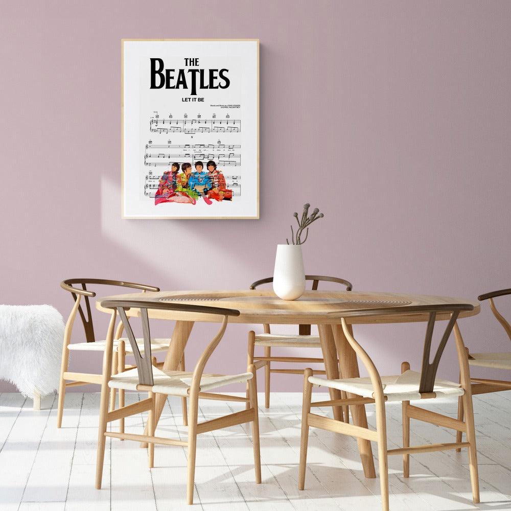 The Beatles - LET IT BE Poster - 98typesMusic